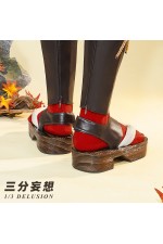 1/3 Delusion Genshin Impact Kaedehara Kazuha Japanese Geta Sandals Cosplay Shoes
